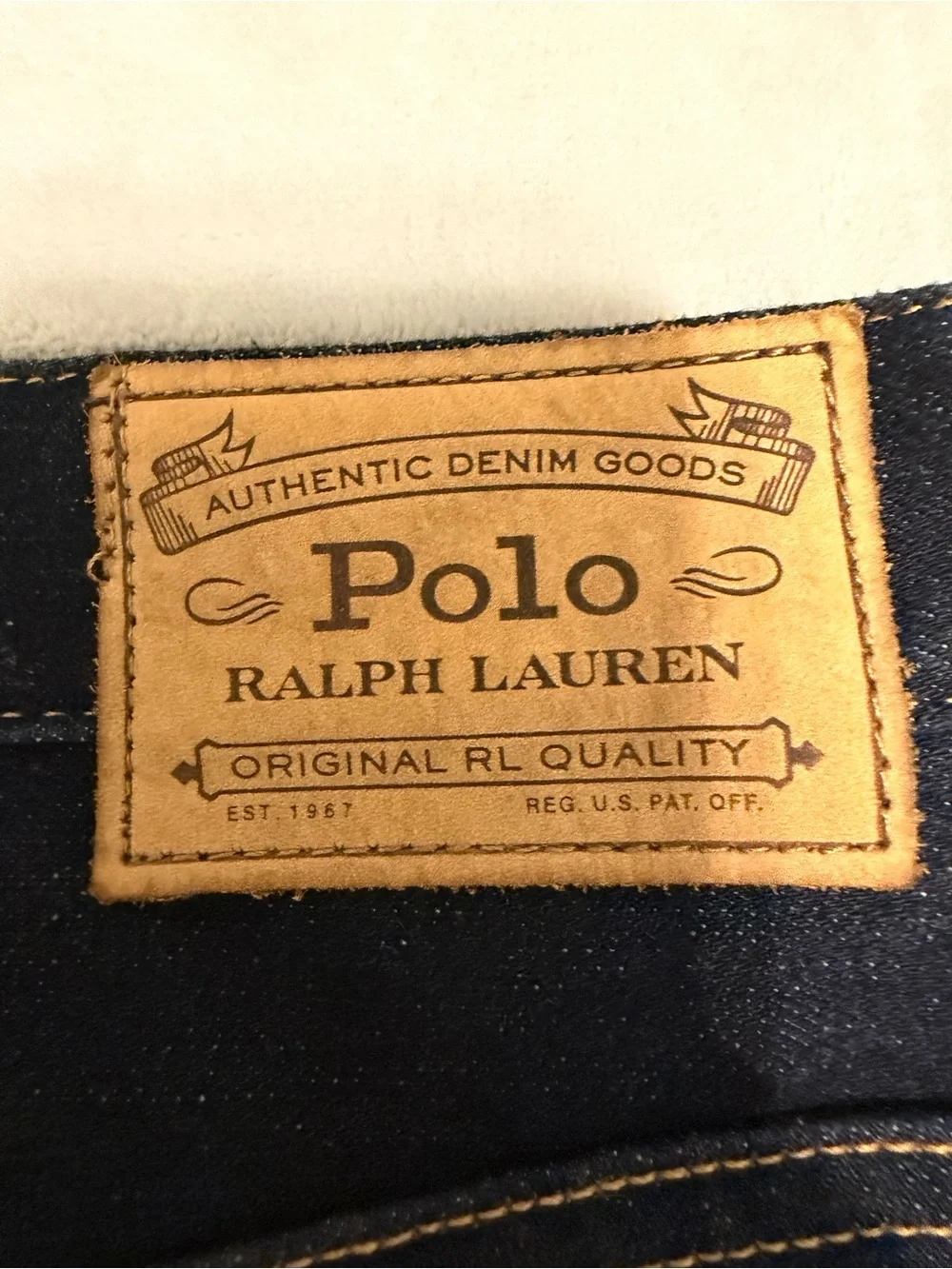 NWOT Polo by Ralph Lauren Men’s Dark Blue Denim Jeans